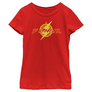 Girl's The Flash Animated Logo T-Shirt - 1 of 4