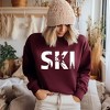 Simply Sage Market Women's Graphic Sweatshirt Ski With Trees - 2 of 4