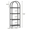 NicBex Bookshelf with Display Shelves & Metal Frame Bookcases for Living Room Home Office - 3 of 4
