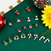 Christmas Dangle Earrings for Women with Tree, Snowflake, and Santa Designs. - 4 of 4