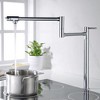 SUMERAIN Deck Mount Pot Filler Faucet with 20" Dual Swing Joints Spout,Chrome Finish - 2 of 4