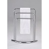 Kings Brand Furniture - Kenneth Metal 3 Tier Freestanding Bathroom Towel Rack Stand, Chrome - Convenient and Stylish Storage Solution - 2 of 4