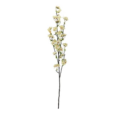 Allstate Floral 36" Apricot/Peach Quince Blossom Artificial Spring Floral Spray