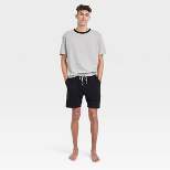 Hanes Premium Men's Jersey Knit Short Sleeve + Shorts Pajama Set 2pc