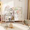 TinyHomie 3-Tier White Children's Storage Rack White,for Space-Saving Organizer - 2 of 4