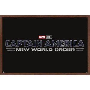 Trends International Marvel Captain America: New World Order - Logo Framed Wall Poster Prints - 1 of 4
