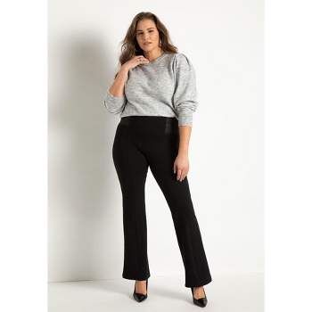 Eloquii Women's Plus Size The 365 Suit Straight Leg Pant, 14 - Black :  Target
