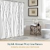 LunaLulinlk Weighted-Hem Fabric Bathroom Curtain - 3 of 4