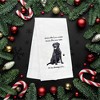 E & S Imports 26.0 Inch Black Labrador Kitchen Towel Dog Puppy Paw Kitchen Towel - 3 of 3