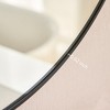 36 Inch Wall Mirror Black Circular Mirror Metal Framed Mirror Round Vanity Mirror Dressing Mirror, for Bathroom, Living Room, Bedroom Wall Decor - 4 of 4