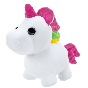 Adopt Me! Light-Up Neon Unicorn 12" Plush Toy - 1 of 4