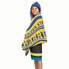 22"x51" NBA Golden State Warriors Liner Youth Hooded Beach Towel - 2 of 3