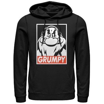 Men's Snow White And The Seven Dwarves Grumpy Pull Over Hoodie : Target
