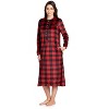 Ashford & Brooks Women's Mink Fleece Long Sleeve Nightgown - 2 of 4