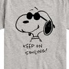 Boys' - Peanuts - Cool Joe Keep On Smiling Short Sleeve Graphic T-Shirt - 2 of 4