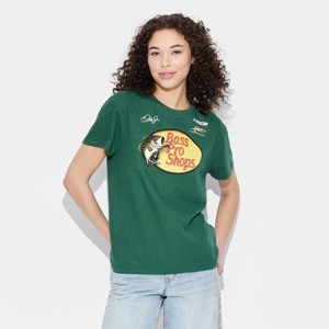 Women's Bass Pro Shop Short Sleeve Graphic T-Shirt - Green - 1 of 4