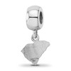 Black Bow Jewelry Sterling Silver The Citadel Bulldogs NCAA Bead Charm - 4 of 4