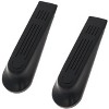 Home Mart Goods 2 Pack Black Rubber Door Stopper for Carpet Tile Concrete Wood Floor - 4 of 4