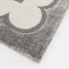 Balta Rugs Gray Scalloped Border Carved Area Rug Cream - 4 of 4