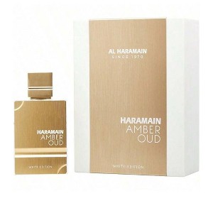 Al Haramain Amber Oud By Al Haramain Unisex Guaiac Wood, Cedar, Amber, Musk, Resin Eau De Parfum Spray 2 Oz (White Edition) - 1 of 1