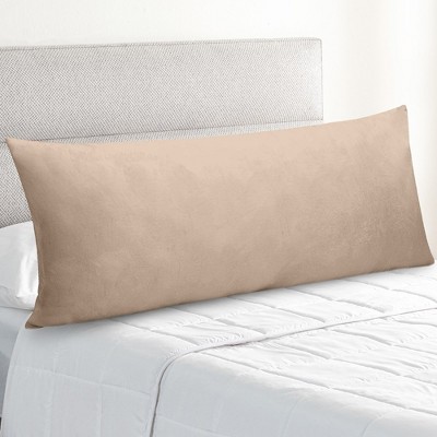 Cheer Collection 20" x 54" Super Soft Large Body Pillow with Velour Cover