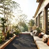 12.2"Plastic Composite Deck Tiles Set of 35pcs, Composite Decking Resist Rust, Water, Weather,DARK GREY - 4 of 4
