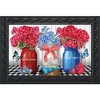 Briarwood Lane Summer Doormat 30x18 Indoor Outdoor Red White and Blue Jars For Summer Doormat - 2 of 4
