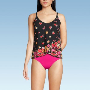 Lands' End Women's Tulip Hem Tankini Top - 1 of 4