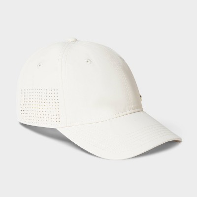 Champion Adult Polyester Metal Tack Cap Baseball Hat - Cream