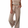 Women's Contrast Stripe Elastic Waist Pant - Edit by Nine - 4 of 4