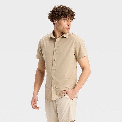 Men's Short Sleeve Woven Shirt - All In Motion™