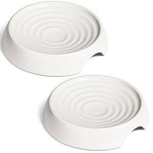 CatGuru Cat Bowls, Whisker Stress Free Cat Food Bowl, Reliefs Whisker Fatigue, Wide Cat Bowl, Shallow Cat Dish - 1 of 4
