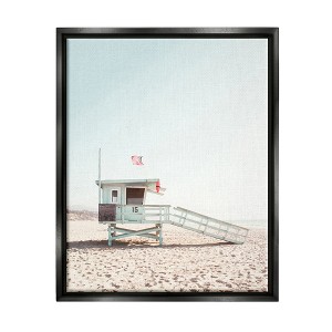 Stupell Industries Lifeguard Hut PhotographyFloater Canvas Wall Art - 1 of 4