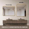 MAYEERTY Metal Framed Rectangular Bathroom Mirror for Wall - 4 of 4