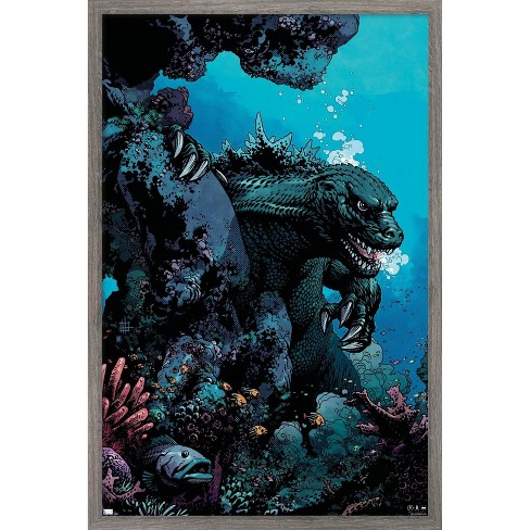 Trends International Godzilla: Comic - Ocean Framed Wall Poster Prints - image 1 of 4