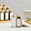 Talented Kitchen 140 Pieces Gold Spice Jar Labels, Minimalist Style Preprinted All Caps Text on White Stickers for Seasonings, Herbs - 2 of 4