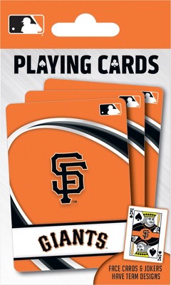 MasterPieces Officially Licensed MLB San Francisco Giants Playing Cards - 54 Card Deck for Adults
