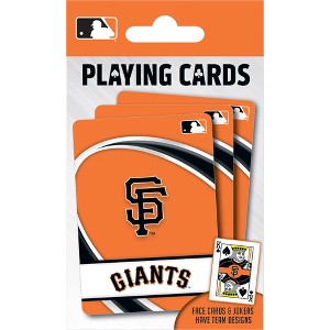 MasterPieces Officially Licensed MLB San Francisco Giants Playing Cards - 54 Card Deck for Adults - 1 of 4
