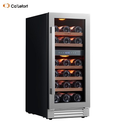 Ca'Lefort 15 inch Dual Zone Wine Cooler with Panel Ready Door