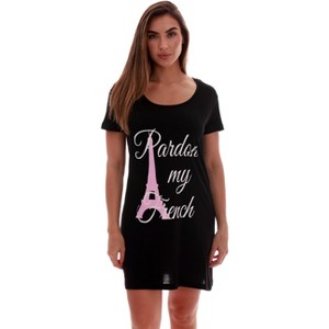 Just Love Sleep Dress for Women - Sleeping Dorm Shirt - Ladies Nightshirt - Nightgown Sleepwear - 1 of 3