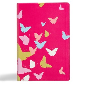 KJV One Big Story Bible, Pink Leathertouch - by  Holman Bible Publishers (Leather Bound) - 1 of 1