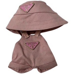 Doll Clothes Suuperstore Pretty in Pink Overalls and Hat for Fashion-Forward 17.5 cm Labubu Dolls - 1 of 4