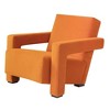 UNISOAR Modern Textured Velvet Upholstered Accent Lounge Arm Chair - 3 of 4
