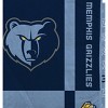 NBA Memphis Grizzlies 60"x70" Reverse Block Wordmark Double Sided Flannel Fleece Blanket - 2 of 3
