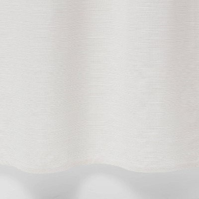 Off-White Cotton Buttonhole Top Shower Curtain, 72" x 72"