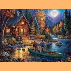 Sunsout Night Fishing 1000 pc Jigsaw Puzzle 52714 - 1 of 4