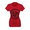 Womens Daredevil Symbol Red T-Shirt - 3 of 4