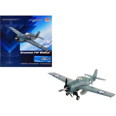 Grumman F4F-4 Wildcat Fighter Aircraft "USS Yorktown" (1942) US Navy "Air Power Series" 1/48 Diecast Model by Hobby Master