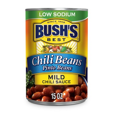 Bush's Best Low Sodium Pinto Chili Beans - 15oz