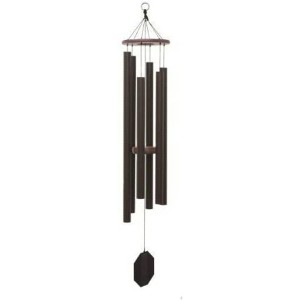 Lambright Chimes Victory Bells of Jericho Wind Chime - Amish Handcrafted Country Chime, Brown,  44" - 1 of 1